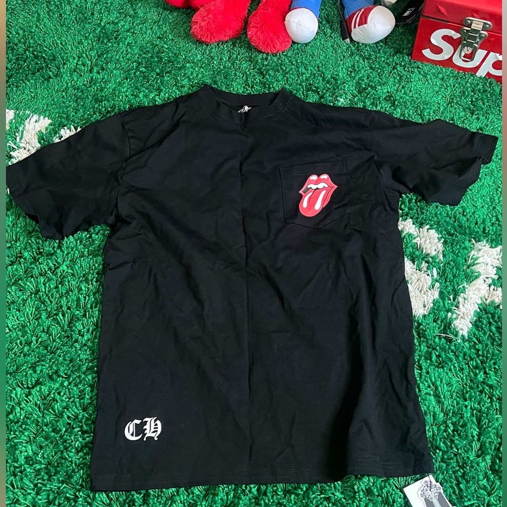 Rare chrome hearts rolling stone tee 🔥🔥🔥🔥 size XL